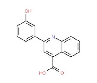 2-(3-hydroxyphenyl)quinoline-4-carboxylic acid - chemical structure image