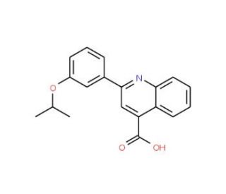 2-(3-Isopropoxyphenyl)quinoline-4-carboxylic acid - chemical structure image