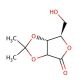 2,3-Isopropylidene-D-ribonolactone (CAS 30725-00-9) - chemical structure image