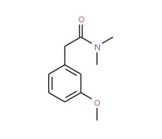 2-(3-Methoxy-phenyl)-N,N-dimethylacetamide (CAS 90526-08-2) - chemical structure image