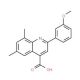 2-(3-Methoxyphenyl)-6,8-dimethylquinoline-4-carboxylic acid - chemical structure image