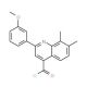 2-(3-methoxyphenyl)-7,8-dimethylquinoline-4-carbonyl chloride - chemical structure image