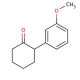 2-(3-Methoxyphenyl)cyclohexanone (CAS 15547-89-4) - chemical structure image