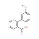 2-(3-Methoxyphenyl)nicotinic acid (CAS 912773-03-6) - chemical structure image