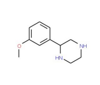 2-(3-Methoxyphenyl)piperazine (CAS 790164-75-9) - chemical structure image