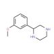 2-(3-Methoxyphenyl)piperazine (CAS 790164-75-9) - chemical structure image