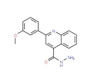 2-(3-Methoxyphenyl)quinoline-4-carbohydrazide - chemical structure image