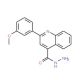 2-(3-Methoxyphenyl)quinoline-4-carbohydrazide - chemical structure image