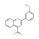 2-(3-methoxyphenyl)quinoline-4-carbonyl chloride - chemical structure image