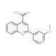 2-(3-Methoxyphenyl)quinoline-4-carboxylic acid - chemical structure image