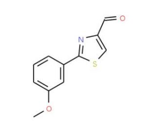 2-(3-Methoxyphenyl)thiazole-4-carbaldehyde (CAS 749902-11-2) - chemical structure image