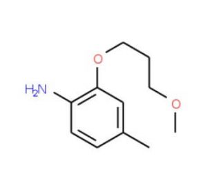 2-(3-Methoxypropoxy)-4-methylaniline - chemical structure image