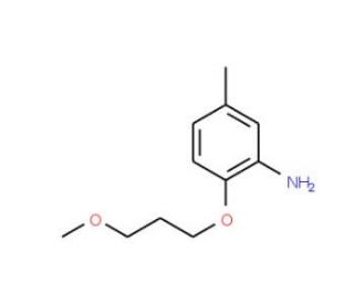 2-(3-Methoxypropoxy)-5-methylaniline - chemical structure image