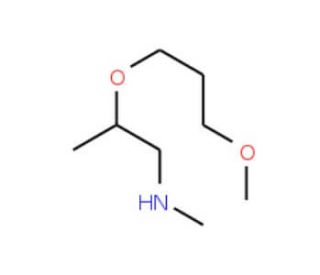 2-(3-Methoxypropoxy)-N-methyl-1-propanamine - chemical structure image