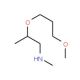 2-(3-Methoxypropoxy)-N-methyl-1-propanamine - chemical structure image