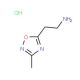 2-(3-Methyl-1,2,4-oxadiazol-5-yl)ethanamine hydrochloride - chemical structure image