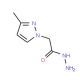 2-(3-Methyl-1H-pyrazol-1-yl)acetohydrazide - chemical structure image