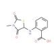 2-(3-Methyl-2,4-dioxo-thiazolidin-5-ylamino)-benzoic acid - chemical structure image