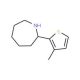 2-(3-Methyl-2-thienyl)azepane - chemical structure image