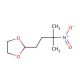 2-(3-Methyl-3-nitrobutyl)-1,3-dioxolane (CAS 57620-56-1) - chemical structure image