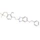 2-[[[3-Methyl-4-(2,2,2-trifluoroethoxy)-2-pyridyl]methyl]thio]-5-benzyloxy-1H-benzimidazole - chemical structure image