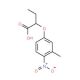 2-(3-Methyl-4-nitrophenoxy)butanoic acid - chemical structure image