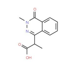 2-(3-Methyl-4-oxo-3,4-dihydro-phthalazin-1-yl)-propionic acid - chemical structure image