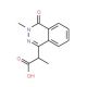 2-(3-Methyl-4-oxo-3,4-dihydro-phthalazin-1-yl)-propionic acid - chemical structure image