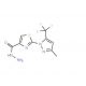 2-[3-Methyl-5-(trifluoromethyl)-1H-pyrazol-1-yl]-1,3-thiazole-4-carbohydrazide - chemical structure image