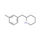 2-(3-Methyl-benzyl)-piperidine (CAS 383128-55-0) - chemical structure image