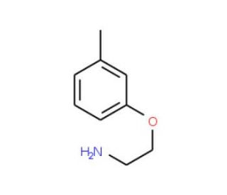 2-(3-methylphenoxy)ethanamine (CAS 6487-99-6) - chemical structure image