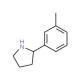 2-(3-Methylphenyl)pyrrolidine (CAS 72216-05-8) - chemical structure image