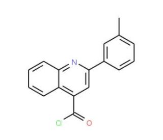 2-(3-methylphenyl)quinoline-4-carbonyl chloride - chemical structure image