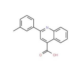 2-(3-Methylphenyl)quinoline-4-carboxylic acid (CAS 20389-04-2) - chemical structure image