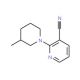 2-(3-Methylpiperidin-1-yl)nicotinonitrile - chemical structure image