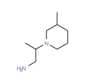 2-(3-methylpiperidin-1-yl)propan-1-amine - chemical structure image
