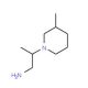 2-(3-methylpiperidin-1-yl)propan-1-amine - chemical structure image