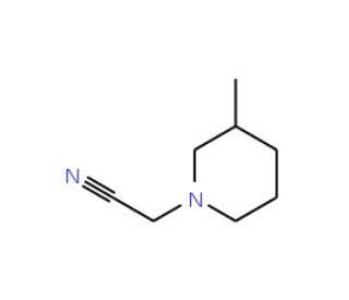 2-(3-Methylpiperidino)acetonitrile - chemical structure image
