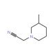 2-(3-Methylpiperidino)acetonitrile - chemical structure image