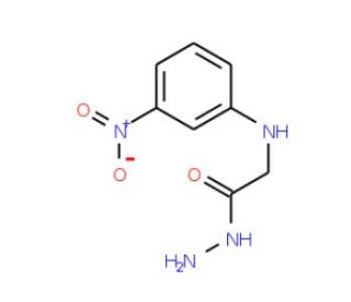 2-(3-Nitroanilino)acetohydrazide (CAS 36107-14-9) - chemical structure image
