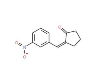 2-(3-nitrobenzylidene)cyclopentanone - chemical structure image