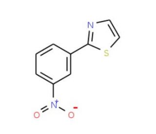 2-(3-nitrophenyl)-1,3-thiazole - chemical structure image