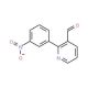 2-(3-Nitrophenyl)nicotinaldehyde - chemical structure image