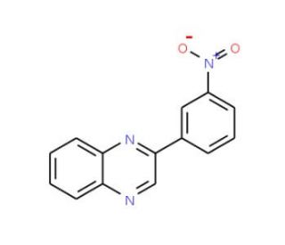 2-(3-Nitrophenyl)quinoxaline (CAS 5021-44-3) - chemical structure image