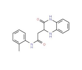 2-(3-Oxo-1,2,3,4-tetrahydro-quinoxalin-2-yl)-N-o-tolyl-acetamide - chemical structure image