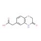 2-(3-Oxo-3,4-dihydro-2H-1,4-benzoxazin-6-yl)-acetic acid - chemical structure image