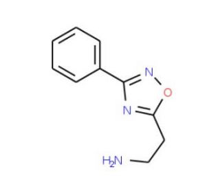 2-(3-Phenyl-[1,2,4]oxadiazol-5-yl)-ethylamine (CAS 805184-96-7) - chemical structure image