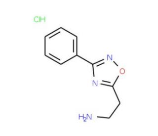 2-(3-Phenyl-[1,2,4]oxadiazol-5-yl)-ethylamine hydrochloride - chemical structure image