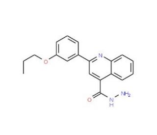 2-(3-Propoxyphenyl)quinoline-4-carbohydrazide - chemical structure image