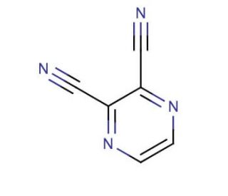 2,3-Pyrazinedicarbonitrile (CAS 13481-25-9) - chemical structure image